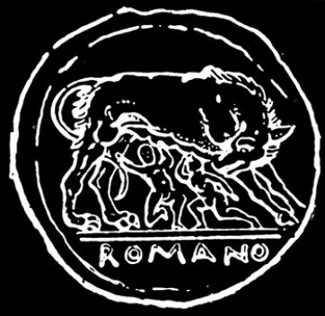 Rômulo e Remo, Denário de L. Papius Celsus [p. 1 da edição brasileira de Rykwert]]