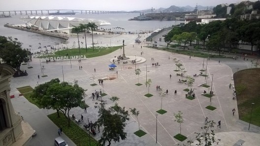 Nova Praça Mauá, vista aérea, Rio de Janeiro<br />Foto Masao Kamita 