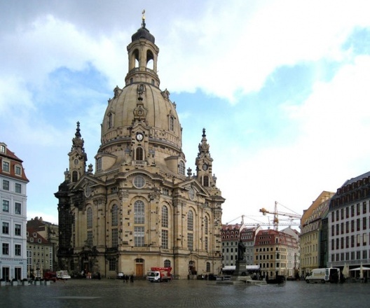 Figura 1: Frauenkirche, Dresden<br />Foto Luiz Antonio Lopes de Souza, 2009 
