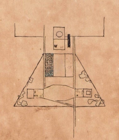 Imagem 6. Desenho da Praça dos Três Poderes [COSTA, Lúcio. Registro de uma vivência]