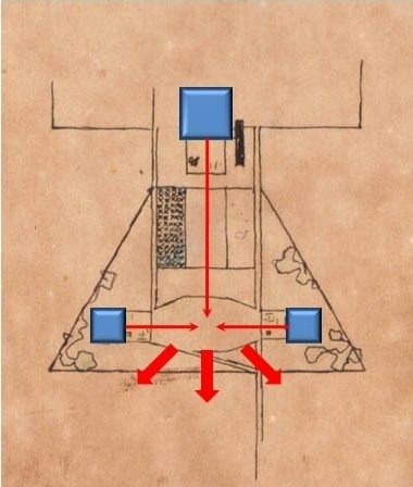 Imagem 8. Desenho da Praça dos Três Poderes (adaptado)<br />Intervenção Francisco Lauande  [COSTA, Lúcio. Registro de uma vivência]