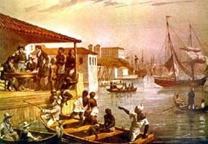 Desembarque de escravos negros, Johann-Moritz Rugendas