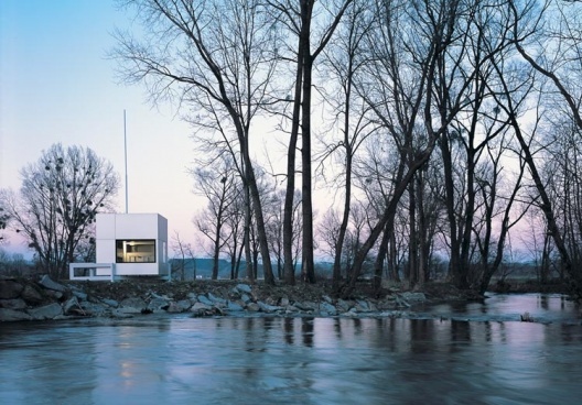 Micro Compact Home, Arquitetos Horden Cherry Lee Architects/Haack + Höpfner, vista externa. Crédito: 2008 Sascha Kletzsch