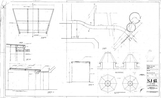 Residência dos Padres Claretianos, desenhos do projeto executivo, Batatais SP Brasil, 1984. Arquitetos Affonso Risi e José Mario Nogueira<br />Imagem divulgação  [Acervo FAU USP]