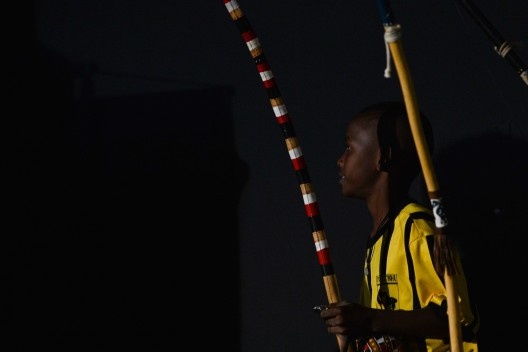 Apresentação da Orquestra de Berimbaus, do Grupo Nzinga de Capoeira Angola, VIII Festival Latinidades<br />Foto Marcello Casal Jr  [Agência Brasil]