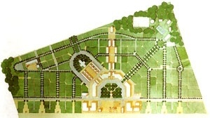 Figura 05 – Plano da cidade de Seaside, Florida [DUTTON, John A., .New American urbanism, re-forming the suburban metropolis. Skira. Milão.]