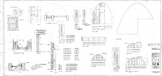 Residência dos Padres Claretianos, desenhos do projeto executivo, Batatais SP Brasil, 1984. Arquitetos Affonso Risi e José Mario Nogueira<br />Imagem divulgação  [Acervo FAU USP]