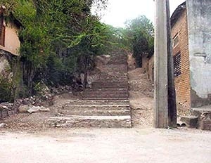 Arranque de la escalinata