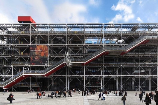 Beaubourg, Paris. Arquitetos Richard Rogers e Renzo Piano<br />Foto Victor Hugo Mori 