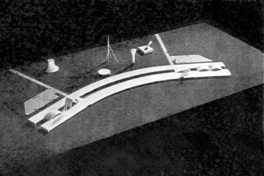 ICC, maquete. Oscar Niemeyer, 1962<br />Foto divulgação  [Módulo, mar. 1963, p. 35]