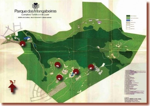 Roberto Burle Marx, Projeto do Parque das Mangabeiras [Fonseca, 2003]