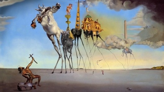 “A Tentação de Santo Antão”, de Salvador Dalí, 1946<br />Imagem divulgação 