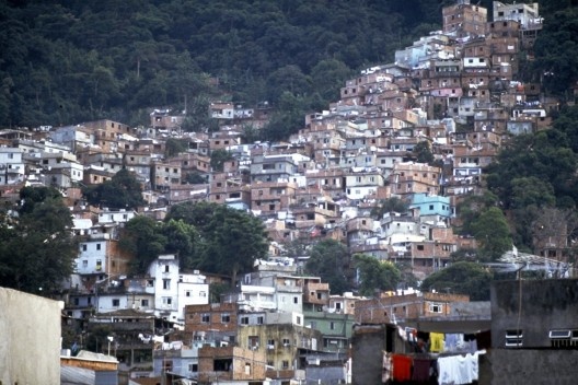 Favela no Rio de Janeiro<br />Foto Paul Meurs 
