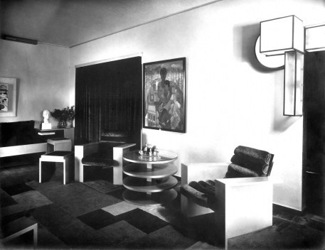 Interiores Residência Rua Itápolis, São Paulo, 1929 [Acervo Família Warchavchik]