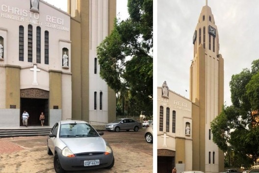 Catedral de São Sebastião, Presidente Prudente SP, situação atual<br />Foto Angelica Benatti Alvim 