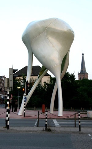D-Tower (1998-2001), NOX architekten, Doetinchem, Holanda. Obra de arte que mapeia as emoções dos habitantes da cidade