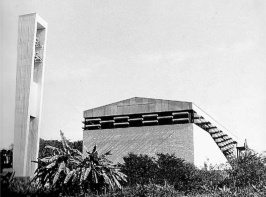 Igreja de Itoupava Seca. Blumenau, 1954 [Arquivo Hans Broos]