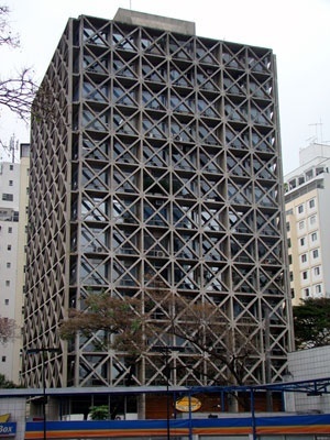 Edifício Acal, 1974. Arq. Pedro Paulo de Melo Saraiva<br />Foto Francisco Spadoni 