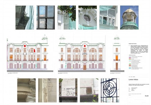 Projeto de restauro do edifício REC Cultural, Avenida Rio Branco 23, Bairro do Recife, Recife PE, ago. 2023. Arquiteta Lorena Veloso<br />Imagem divulgação 
