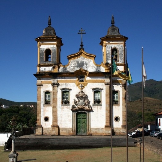 Igreja São Francisco de Assis, Mariana MG<br />Foto Abilio Guerra 