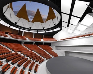 Interior do Novo Teatro do Bixiga. Brasil Arquitetura