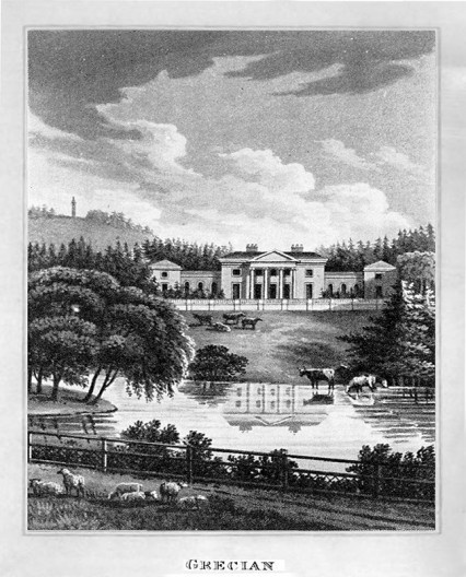Opções para a sua próxima casa. Humprey Repton, Characters of House, 1816 <br />Imagem divulgação  [página 40 do livro resenhado]