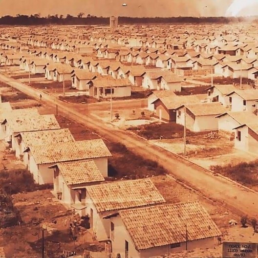 Conjunto Habitacional Cidade Nova em 1983, Ananindeua<br />Foto divulgação  [Acervo Cohab PA]