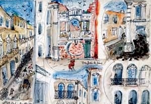 Desenhos de Lina Bo Bardi para o centro histórico de Salvador, 1986