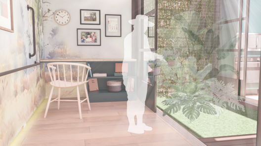 Environments designed for people with Alzheimer's: accessibility, gardens, personal objects and family photos<br />Image Isabella Basso e Silva Gonsales 