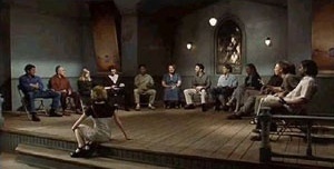 Cena do filme eXistenZ, de David Cronenberg