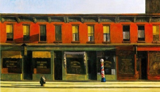 <i> Early Sunday Morning </i>, Edward Hopper, 1930 [Whitney Museum of American Art]