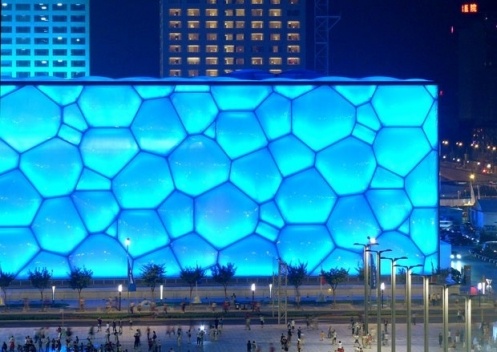 Water Cube, projeto de PTW, durante os Jogos Olímpicos de 2008<br />Foto Flavio Coddou 