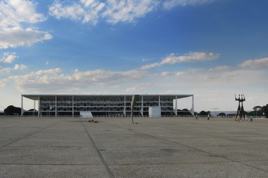 Palácio do Planalto, Brasília.<br />Arquiteto Oscar Niemeyer  [Foto Victor Hugo Mori]