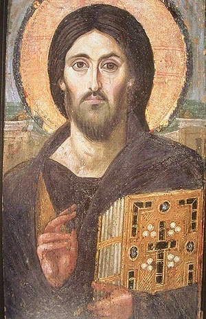 Icono de Cristo. Constantinopla. Alrededor del s. VI. Tomado de: CORMACK, Robert. Op. cit. [CORMACK, Robert. Op. cit.]