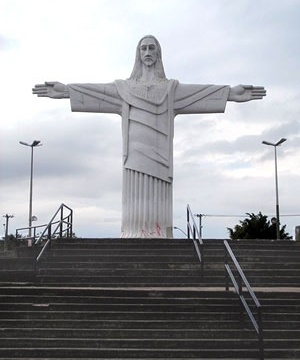 Cristo Redentor do Barreiro, Belo Horizonte. Bem tombado em nível municipal<br />Foto Andrea Zerbetto 