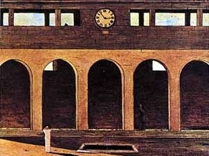 Giorgio de Chirico, O enigma da hora, 1911