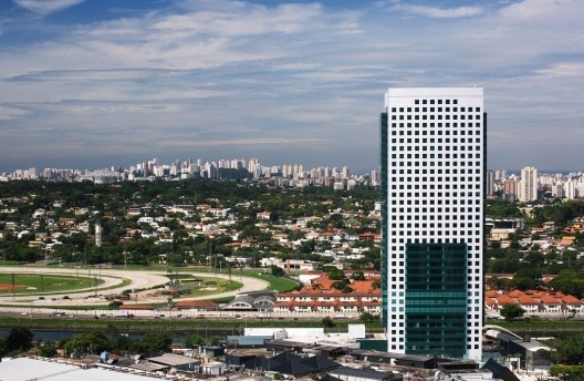 Edifício Eldorado Business Tower, projeto do escritório Aflalo & Gasperini Arquitetos<br />Foto Daniel Ducci 