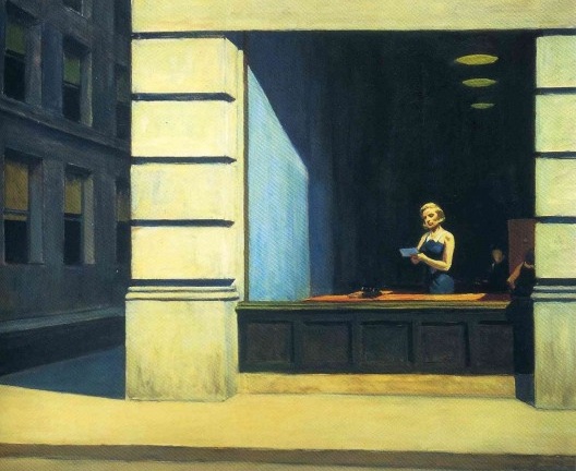 Edward Hopper, Escritório em Nova York, 1962<br />Imagem divulgação 