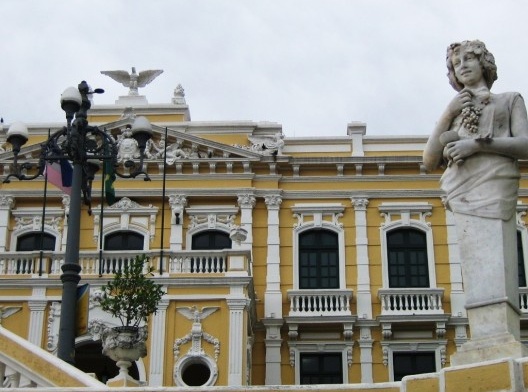 Palácio Anchieta, Cidade Alta, Vitória ES, tombado em 1983 pelo Conselho Estadual de Cultura<br />Foto Brunovix  [wikimedia commons]