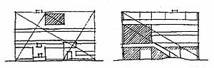 Tracés Régulateurs da fachada frontal da Villa Stein. Fonte: PADOVAN, Richard. Proportion