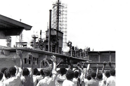 Centro Petroquímico da Petrobrás, Camaçari, 1975-1978. Arquiteto Aldary Toledo<br />Foto divulgação 