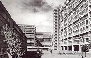 Edifício Multifamiliar Miguel Alemán<br />Foto Guillermo Zamora  [Graciela de Garay, “Mario Pani, vida e obra”. 2004]