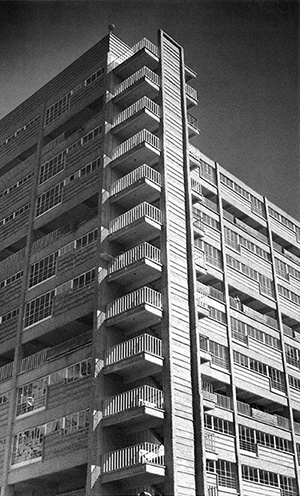 Edifício Multifamiliar Miguel Alemán<br />Foto Guillermo Zamora 