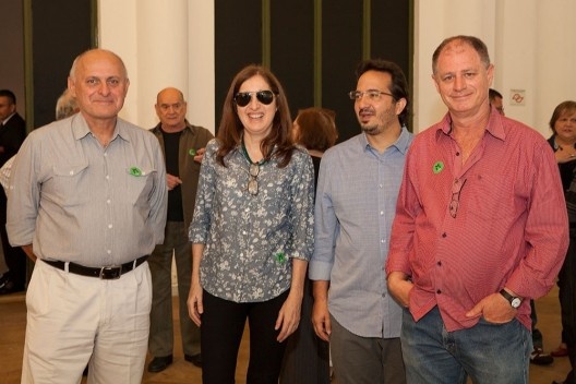 Luis Espallargas Gimenez, Silvana Romano Santos, Fernando Serapião e Nelson Kon<br />Foto Fabia Mercadante 