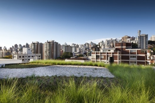 Vista do terraço do edifício de dia<br />Foto André Cavalheiro 