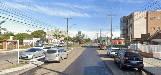 Avenida Paraguassú no município de Xangri-Lá<br />Foto divulgação  [Google Earth, 2023]