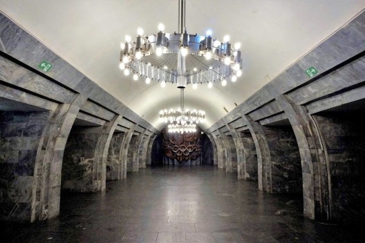 Estação de metrô Olimpiiska, Kiev, Ucrânia<br />Foto divulgação 