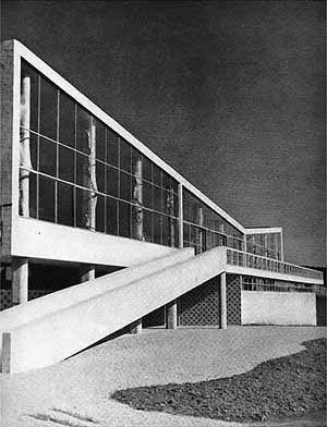 Iate Clube, Pampulha, 1942, Oscar Niemeyer