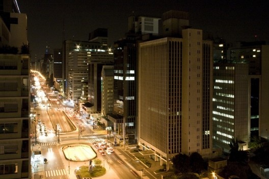 Vista do Edifício Anchieta para a Avenida Paulista<br />Foto Ana Mello 