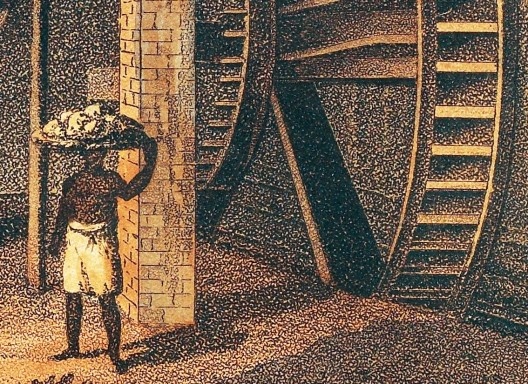 Engenho de Açúcar, século 19 (detalhe), pintura de Henry Koster<br />Imagem divulgação  [Arquivo Nacional]